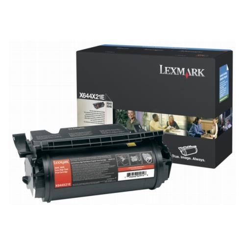 Lexmark Toner svart (X644X21E / 0X644X21E) (høy kapasitet)