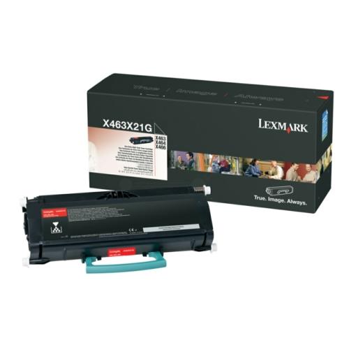 Lexmark Toner svart (X463X21G / 0X463X21G) (høy kapasitet)