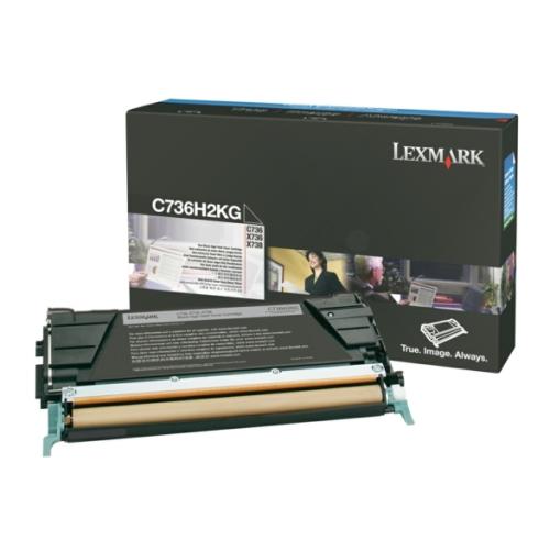 Lexmark Toner svart (C736H2KG / 0C736H2KG)