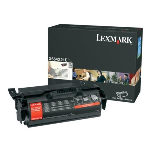 Lexmark Toner svart (X654X21E / 0X654X21E)