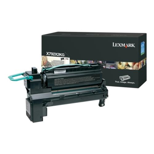 Lexmark Toner svart (X792X2KG / 0X792X2KG) (høy kapasitet)