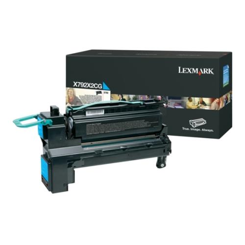 Lexmark Toner cyan (X792X2CG / 0X792X2CG) (høy kapasitet)