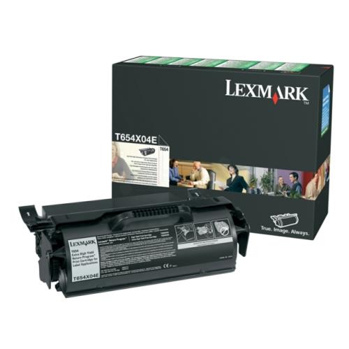 Lexmark Toner svart (T654X04E / 0T654X04E) (høy kapasitet)