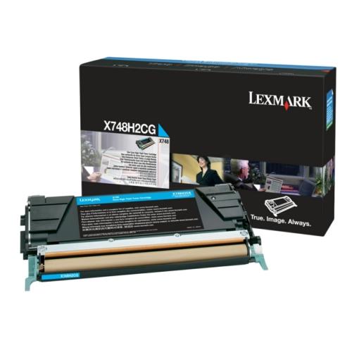 Lexmark Toner cyan (X748H2CG / 0X748H2CG)