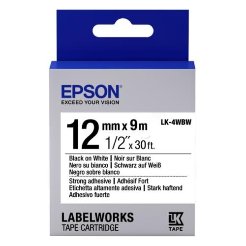 Epson Fargebånd svart / hvit (C53S654016 / LK4WBW)