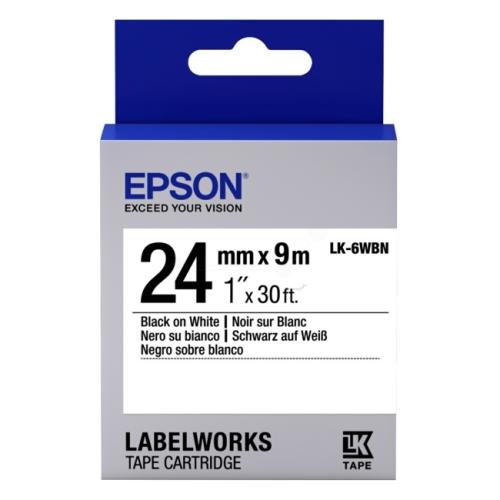 Epson Fargebånd svart / hvit (C53S656006 / LK6WBN)