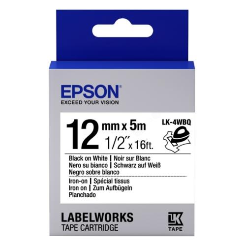 Epson Etikett svart / hvit (C53S654024 / LK4WBQ)