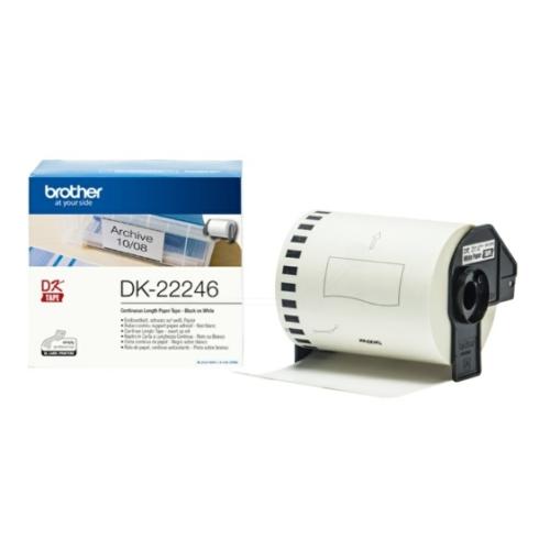 Brother Etikett hvit (DK22246), 103mm