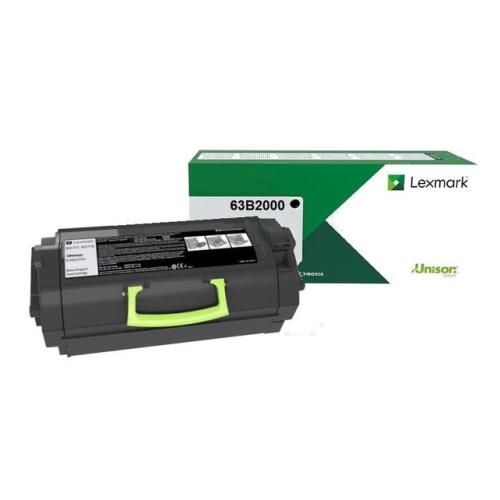 Lexmark Toner svart (63B2000 / 063B2000) (Return)