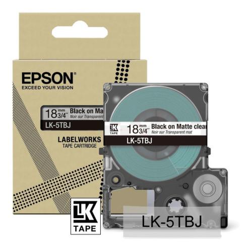 Epson Etikett svart / gjennomsiktig (C53S672066 / LK5TBJ)