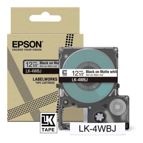 Epson Etikett svart / hvit (C53S672062 / LK4WBJ)