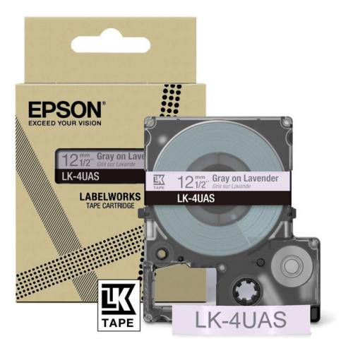 Epson Etikett gray/purple (C53S672107 / LK4UAS)
