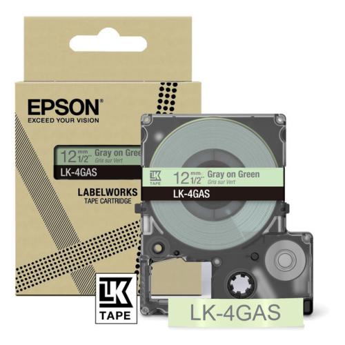 Epson Etikett gray/green (C53S672105 / LK4GAS)