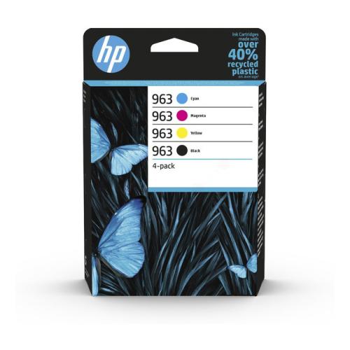 HP Blekkpatron svart / cyan / magenta / gul (6ZC70AE#301 / 963) (multipack)