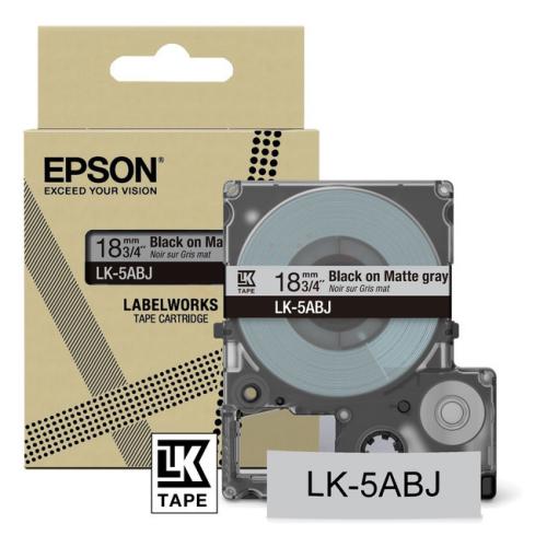 Epson Etikett svart / grå (C53S672087 / LK5ABJ)