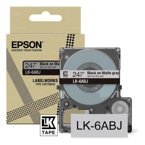 Epson Etikett svart / grå (C53S672088 / LK6ABJ)