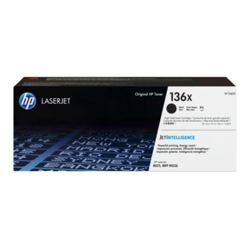 HP Toner svart (W1360X / 136A) (høy kapasitet)