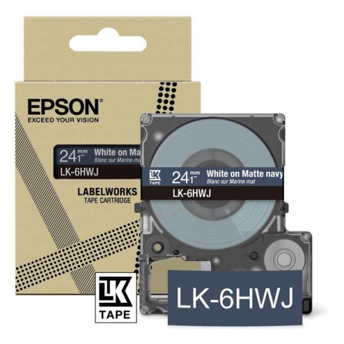 Epson Etikett blå / hvit (C53S672086 / LK6HWJ)