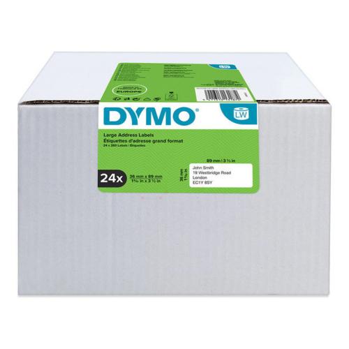 Dymo Etikett hvit (13187 / S0722390)