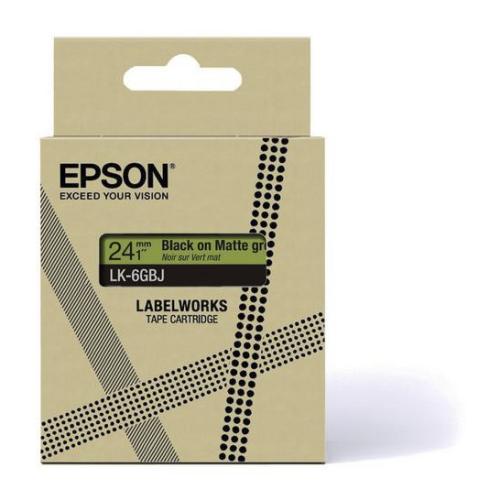 Epson Etikett svart / grønn (C53S672078 / LK5GBJ)