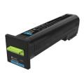 Lexmark Toner cyan (72K0X20 / 072K0X20) (høy kapasitet)